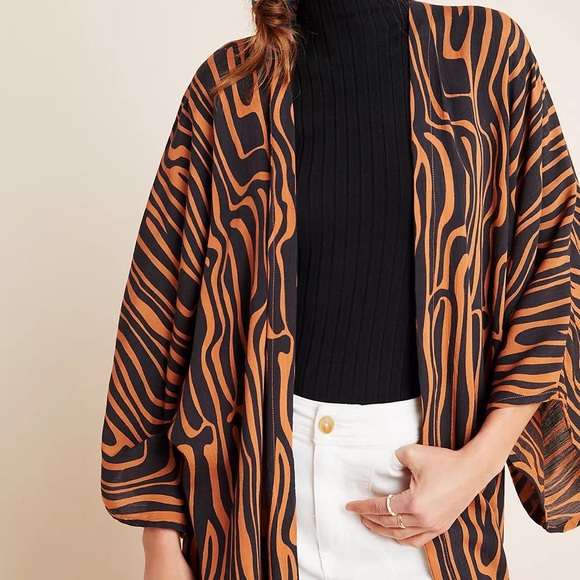 Anthropologie Bel Kazan Kyra Kimono One Size - NWT - Picture 4 of 10